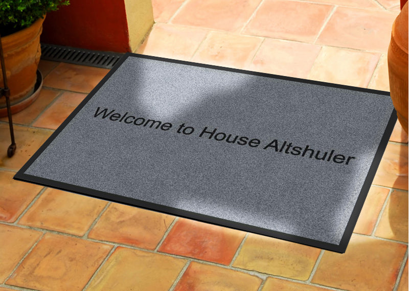 seth altshuler §-2 X 3 Rubber Backed Carpeted HD-The Personalized Doormats Company