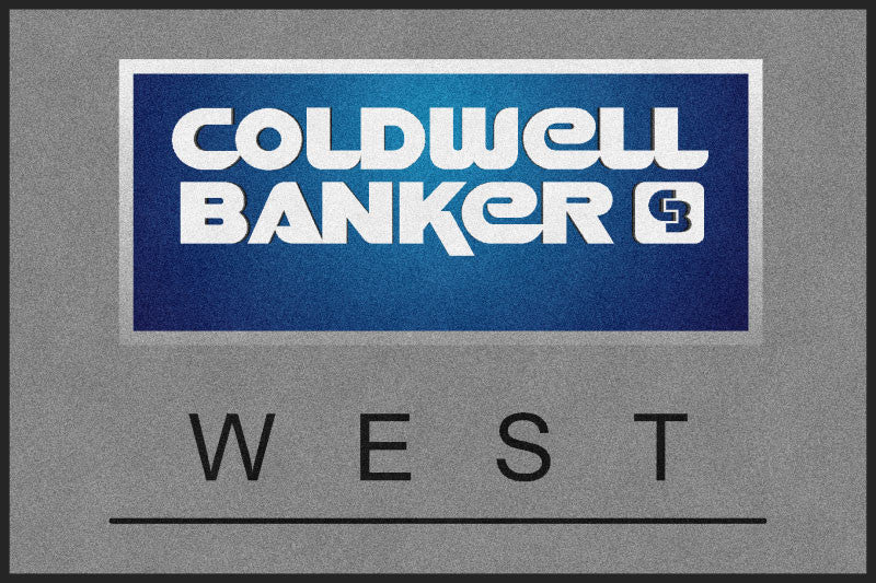 Coldwell Banker 4 X 6 Rubber Backed Carpeted - The Personalized Doormats Company