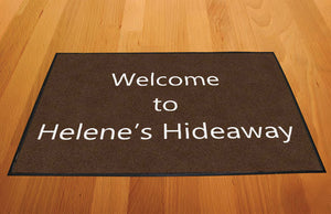 Helene's Hideaway 2 X 3 Rubber Backed Carpeted HD - The Personalized Doormats Company