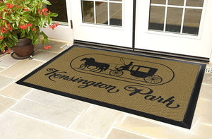 Kensington Park §-4 X 6 Luxury Berber Inlay-The Personalized Doormats Company