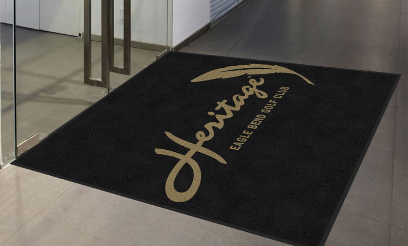 Golf shop interior 6 x 6 Rubber Backed Carpeted HD - The Personalized Doormats Company