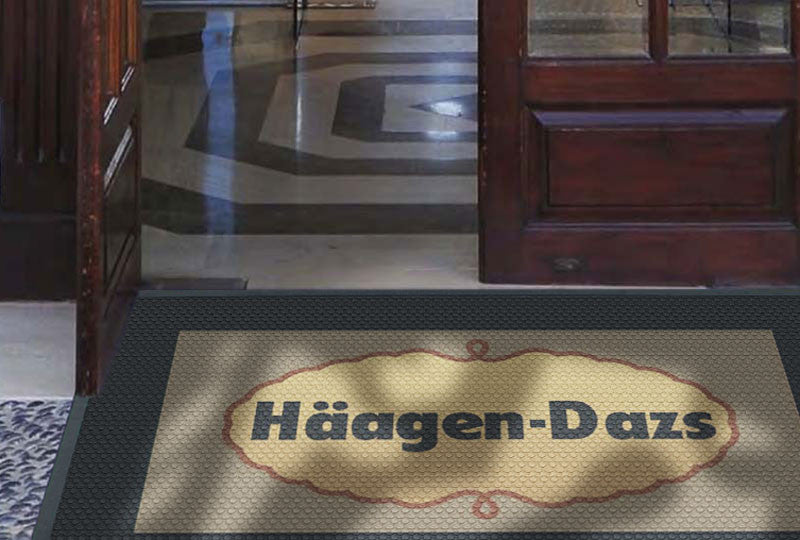 HD logo 3 X 5 Rubber Scraper - The Personalized Doormats Company