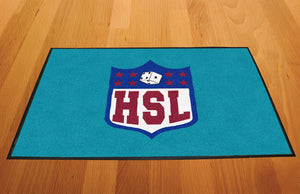HSL Door Mat 2 X 3 Rubber Backed Carpeted HD - The Personalized Doormats Company