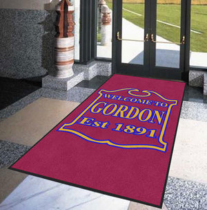 Borough of Gordon 5 X 8 Rubber Backed Carpeted - The Personalized Doormats Company