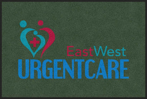 EAST WEST URGENT CARE 2 X 3 Rubber Backed Carpeted HD - The Personalized Doormats Company