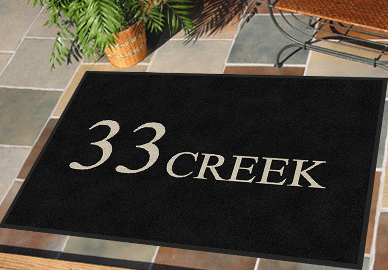 33 CREEK 2 X 3 Rubber Backed Carpeted HD - The Personalized Doormats Company