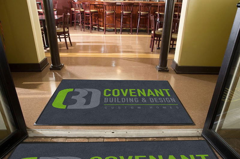 Covenant Building & Design 4 X 6 Rubber Backed Carpeted HD - The Personalized Doormats Company