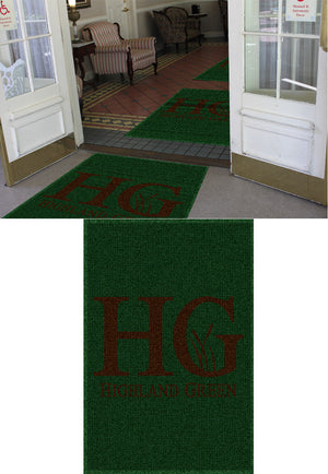 Highland Green 4 x 6 Waterhog Impressions - The Personalized Doormats Company