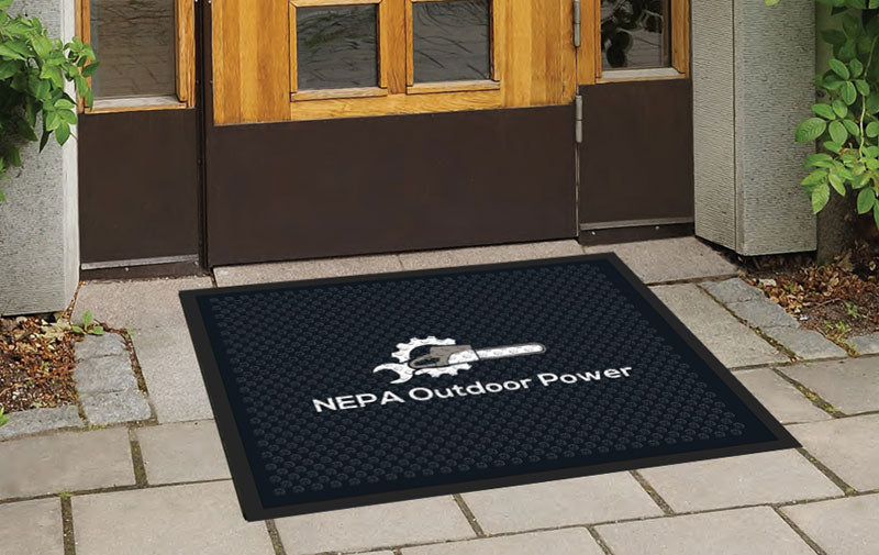 Entrance mat 2.5 X 3 Rubber Scraper - The Personalized Doormats Company
