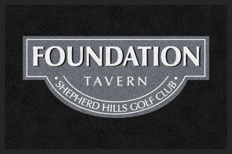 Foundation Tavern 2 X 3 Rubber Backed Carpeted HD - The Personalized Doormats Company