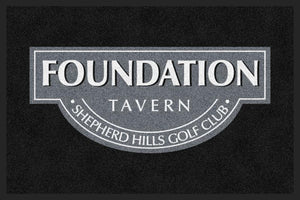 Foundation Tavern 2 X 3 Rubber Backed Carpeted HD - The Personalized Doormats Company