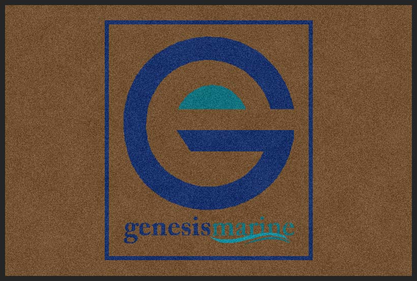 Genesis Marine 2 X 3 Rubber Backed Carpeted HD - The Personalized Doormats Company