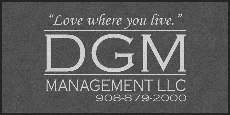 DGM 6 North 4 x 8 Rubber Backed Carpeted - The Personalized Doormats Company