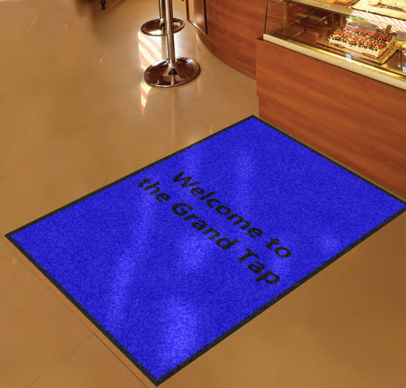 Grand Tap 3 X 5 Rubber Backed Carpeted - The Personalized Doormats Company