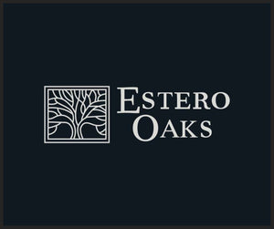 Estero Oaks Apartments 2.5 X 3 Rubber Scraper - The Personalized Doormats Company