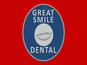 Great Smile Dental 3 X 4 Waterhog Inlay - The Personalized Doormats Company
