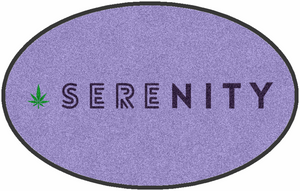 SERENITY Light & Dark Purple Oval