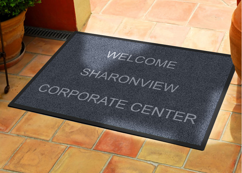 DESIGN YOUR OWN-91685 2 X 3 Design Your Own Rubber Backed Carpeted 2' x 3' Doo - The Personalized Doormats Company