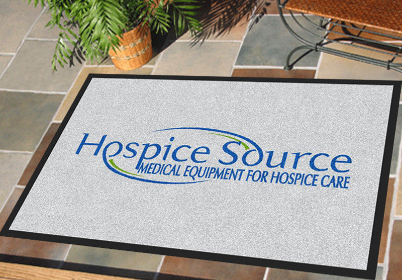 Hospice Source 2 x 3 Rubber Backed Carpeted HD - The Personalized Doormats Company