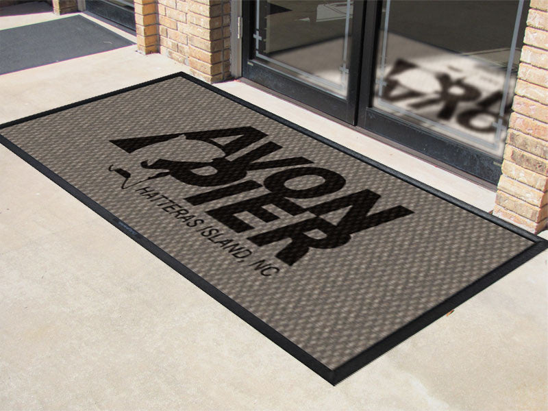 avon pier 3 X 8 Luxury Berber Inlay - The Personalized Doormats Company