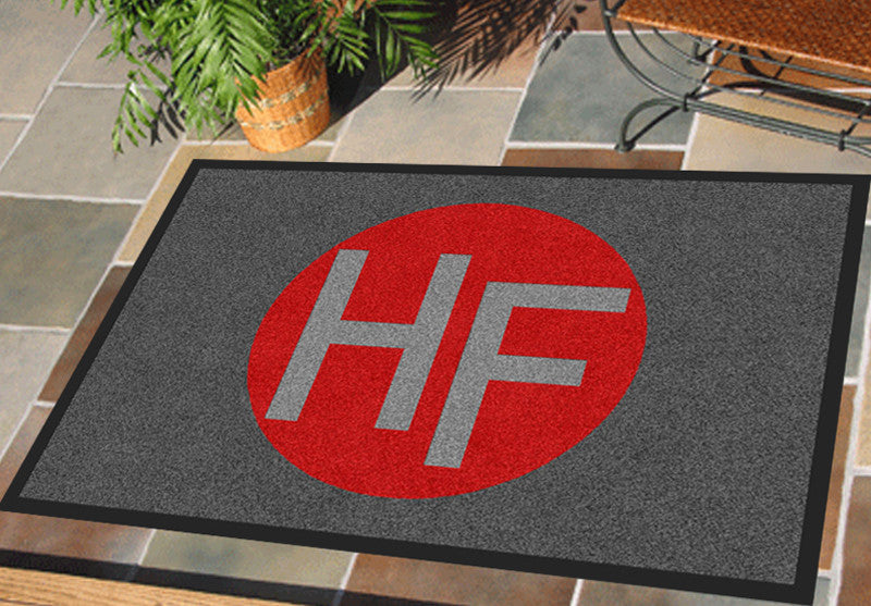 HUDSON'S FURNITURE 2 X 3 Rubber Backed Carpeted - The Personalized Doormats Company