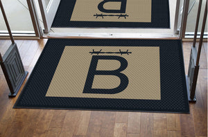 Barb B  Ranch 4 X 6 Rubber Scraper - The Personalized Doormats Company