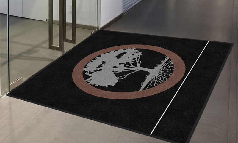 Inverness Partners 2 7 X 7 Rubber Backed Carpeted (XL 65mil) - The Personalized Doormats Company
