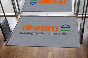 Homes by Dream 4 X 6 Rubber Backed Carpeted HD - The Personalized Doormats Company