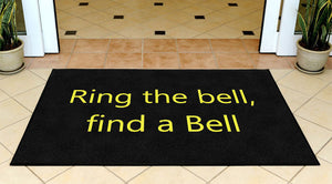 Bell 3 X 5 Rubber Backed Carpeted HD - The Personalized Doormats Company