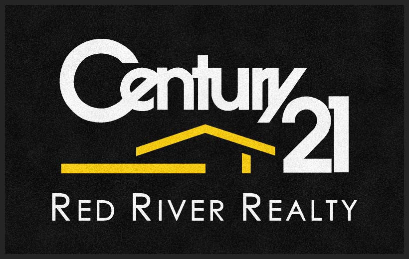 Century 21 Red River Realty 5 X 8 Rubber Backed Carpeted HD - The Personalized Doormats Company