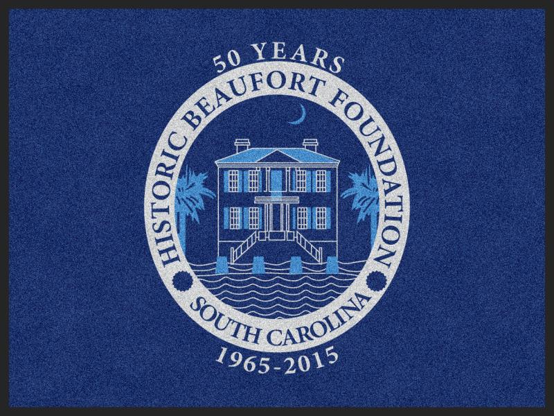 Historic Beaufort Foundation 3 X 4 Rubber Backed Carpeted HD - The Personalized Doormats Company