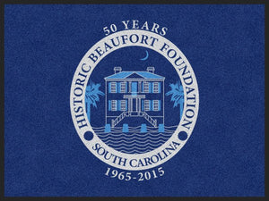 Historic Beaufort Foundation 3 X 4 Rubber Backed Carpeted HD - The Personalized Doormats Company