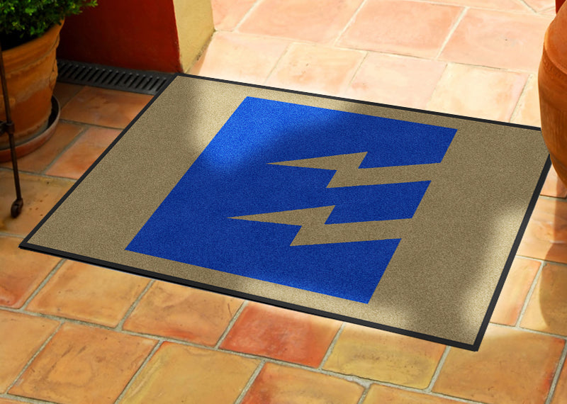 Enterprise Electric E 2 X 3 Rubber Backed Carpeted HD - The Personalized Doormats Company