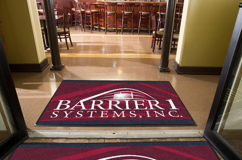 Barrier 1 4 X 6 Rubber Backed Carpeted HD - The Personalized Doormats Company