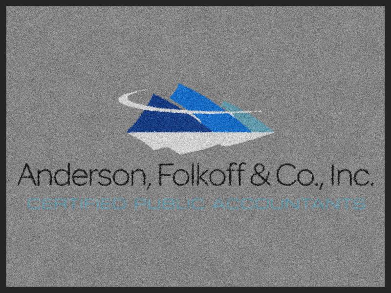 Anderson,Folkoff & Co., Inc. 3 x 4 Rubber Backed Carpeted - The Personalized Doormats Company