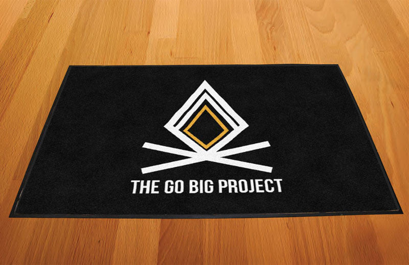 Go Big Doormat 2 X 3 Rubber Backed Carpeted HD - The Personalized Doormats Company