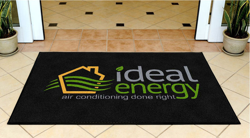 Ideal Energy LLC 3 X 5 Rubber Backed Carpeted HD - The Personalized Doormats Company