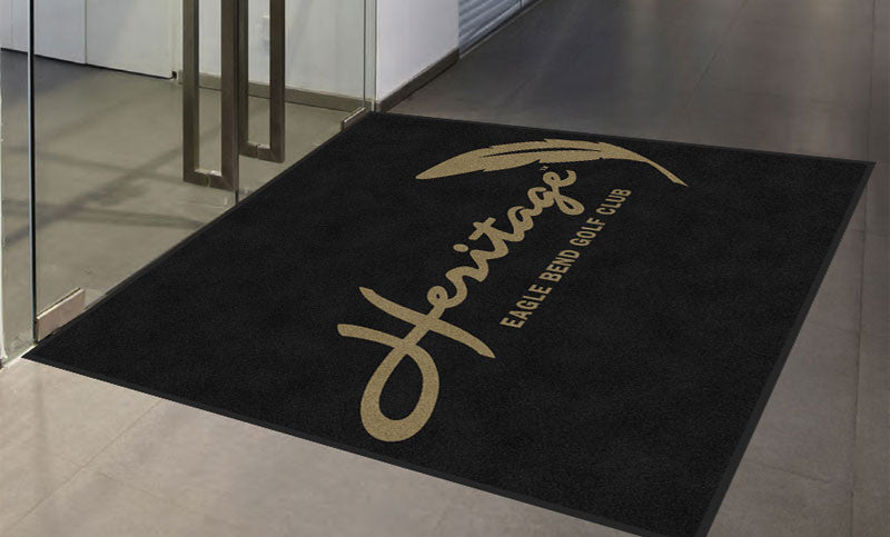 Golf Shop 6' x 6' Rubber Backed Carpeted HD - The Personalized Doormats Company