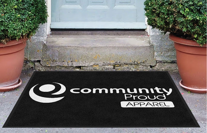 C proud 3 x 4 Rubber Backed Carpeted - The Personalized Doormats Company