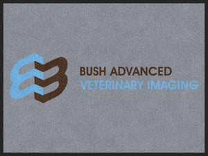Bush Advanced Vet Imaging 3 x 4 Rubber Backed Carpeted HD - The Personalized Doormats Company