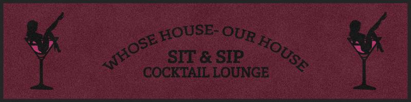 SIT & SIP Martini Glass §