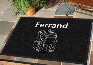 Ferrand 2 X 3 Rubber Backed Carpeted - The Personalized Doormats Company
