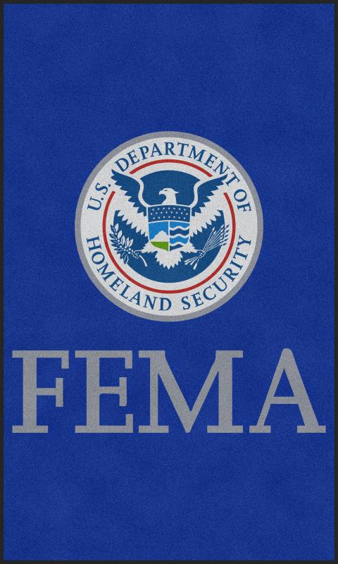 FEMA 6 X 10 Custom Plush 30 HD - The Personalized Doormats Company