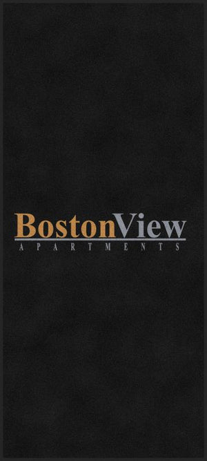 BostonView 4.5 X 10 Rubber Backed Carpeted HD - The Personalized Doormats Company