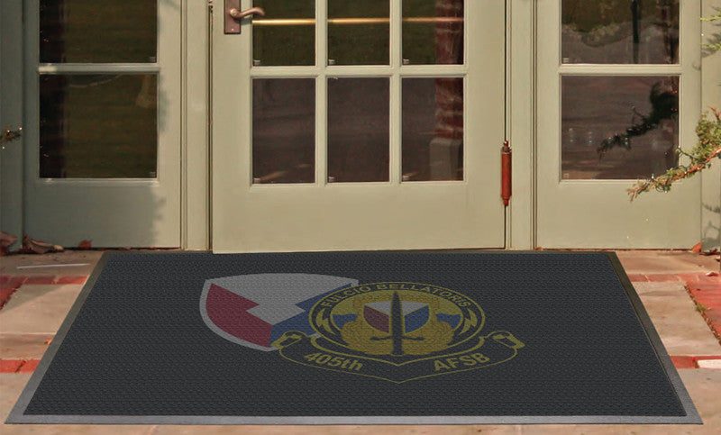 405th Logo 4 X 6 Rubber Scraper - The Personalized Doormats Company
