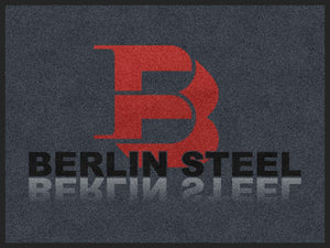 Berlin Steel 3 X 4 Rubber Backed Carpeted HD - The Personalized Doormats Company
