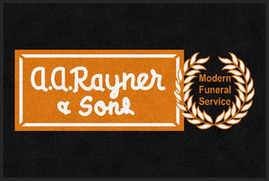 A A Rayner & Sons 4 X 6 Rubber Backed Carpeted HD - The Personalized Doormats Company