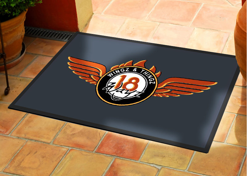 18 wingz § 2 X 3 Dye Sub (Photo) - The Personalized Doormats Company