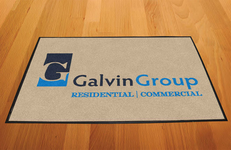 Galvin Group 2 X 3 Rubber Backed Carpeted HD - The Personalized Doormats Company