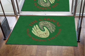 Gardens Skilled Nursing and Rehab 4 X 6 Rubber Backed Carpeted HD - The Personalized Doormats Company